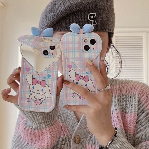 Cinnamoroll hearts iPhone case ˗ˏˋ 🎀ྀིྀི ˎˊ˗ - Picture 1 of 9